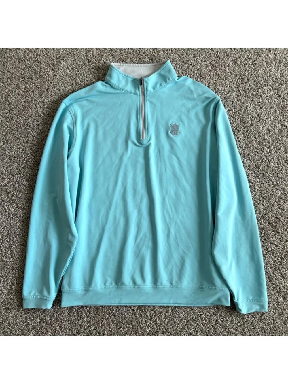 Peter Millar Men's Sz XL Crown Sport Quarter-Zip Pullover Stretch Long Sleeve